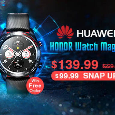 $20 OFF Coupon for Huawei Honor Watch Magic from BANGGOOD TECHNOLOGY CO., LIMITED