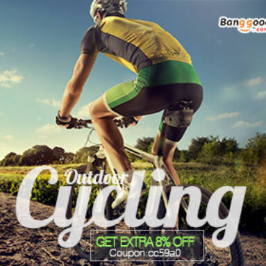 8% OFF for New Arrivals Outdoor Cycling from BANGGOOD TECHNOLOGY CO., LIMITED