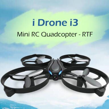 $14 with coupon for i Drone i3 Mini RC Quadcopter – RTF  – NO CAMERA SILVER GRAY from GearBest