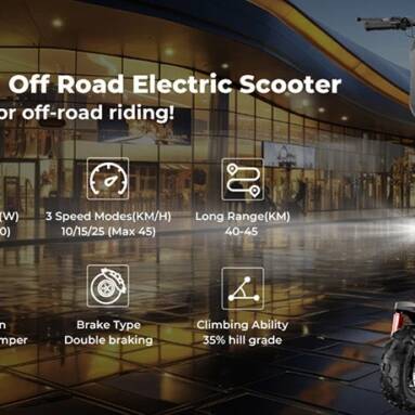 €639 with coupon for iScooter GT2 Off-road Electric Scooter from EU warehouse GEEKBUYING