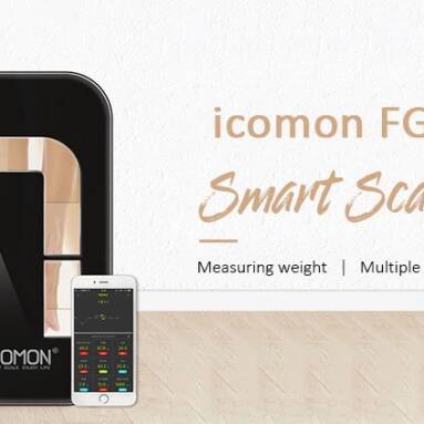 €32 with coupon for icomon FG263ULB Max 180kg Smart Fat Scale from GEARBEST