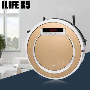 $115 with coupon for ILIFE X5 Smart Robotic Vacuum Cleaner  –  TYRANT GOLD from Gearbest