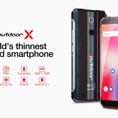 $239 with coupon for ioutdoor X 4G Phablet – BLACK from GearBest