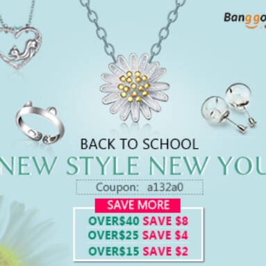 Up to 50% OFF for Back to School Jewelry from BANGGOOD TECHNOLOGY CO., LIMITED