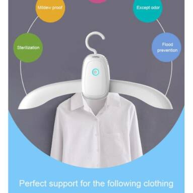 €26 with coupon for  JIMMY GY101 Electric Portable Folding Mini Super Fast Drying Hanger Electric Clothes Dryer Hot Nature Wind from BANGGOOD