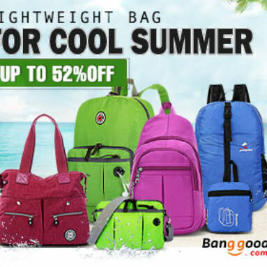 Up to 52% OFF for Lighweight Women Bags from BANGGOOD TECHNOLOGY CO., LIMITED
