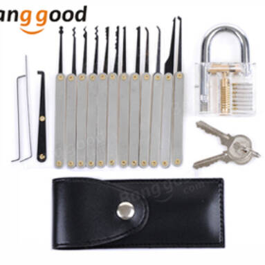$6.66 for DANIU Practice Padlocks with 12pcs Lock Pick Set from BANGGOOD TECHNOLOGY CO., LIMITED