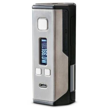 $132 with coupon for Original LOST VAPE Drone BF DNA166 Squonker Box Mod  –  SILVER AND BLACK from GearBest