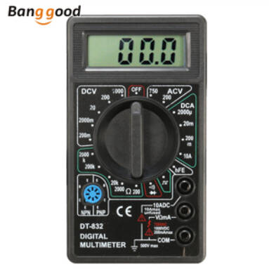 $2.98 for DANIU DT832 Digital Multimeter from BANGGOOD TECHNOLOGY CO., LIMITED