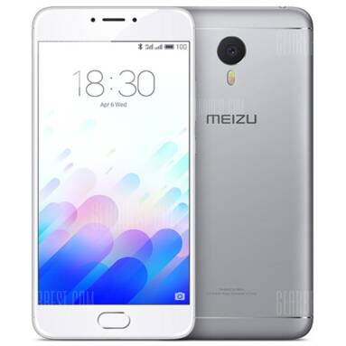 $149 with coupon for MEIZU M3 note 4G Phablet  –  SILVER from GearBest