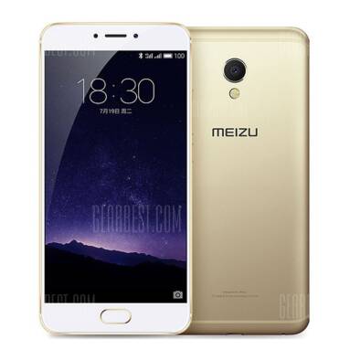 $183 with coupon for Meizu MX6 International Edition 32GB ROM 4G Phablet  –  GOLDEN from GearBest