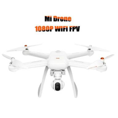 $388 with coupon for XIAOMI Mi Drone 4K WIFI FPV Quadcopter  –  WHITE from GearBest