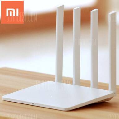 $23 with coupon for Original English Version Xiaomi Mi WiFi Router 3  –  128MB  WHITE EU warehouse from GearBest