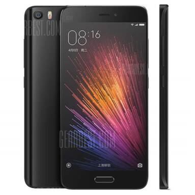 $383 with coupon for XiaoMi Mi5 4G Smartphone Black from Gearbest