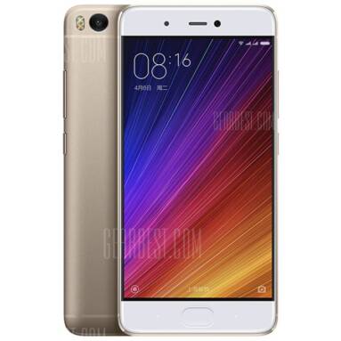 $219 with coupon for Xiaomi Mi5s 4G Smartphone  –  International Version GOLDEN from GearBest
