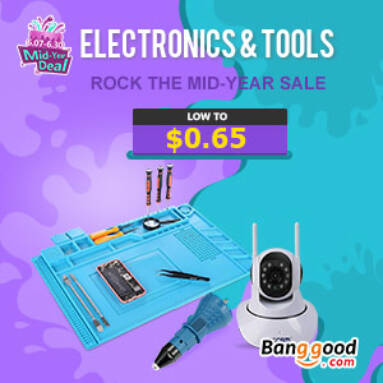 Low to $0.65 Mid-Year Promotion for Electronics from BANGGOOD TECHNOLOGY CO., LIMITED