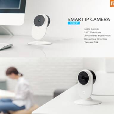 20% OFF Xiaomi MiJia 1080P Infrared Night Vision WiFi Smart Camera from BANGGOOD TECHNOLOGY CO., LIMITED