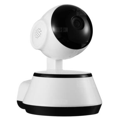 $10 with coupon for Mini WiFi 720P Smart IP Camera Home Security System White from GearBest