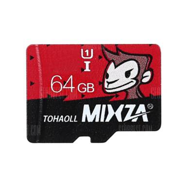 $17 with coupon for MIXZA TOHAOLL SDHC Micro SD Memory Card  –  64GB  COLORMIX  from GearBest