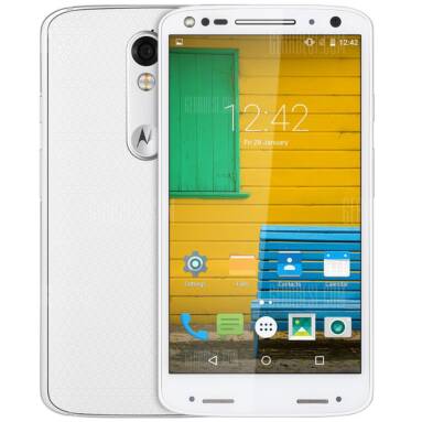 $247 with coupon for Motorola MOTO X ( 1581 ) 4G Smartphone  –  WHITE from GearBest