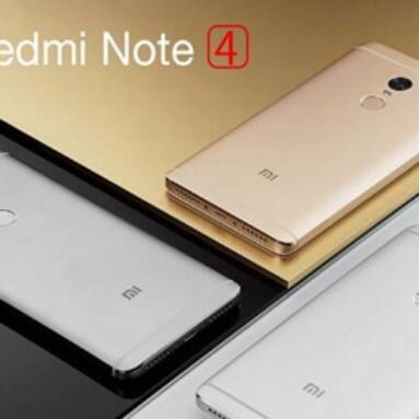 7% OFF Xiaomi Redmi Note 4 Global Edition 3GB RAM 32GB ROM 4G Smartphone from BANGGOOD TECHNOLOGY CO., LIMITED