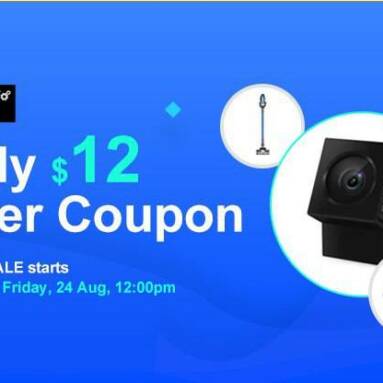Only 12$ after coupon – Promo starts 24 August 23.59h Beijing time  from GEARBEST