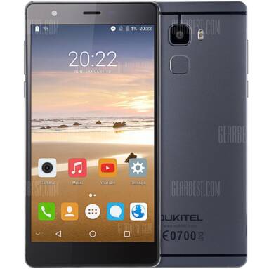 $99 with coupon for OUKITEL U13 4G Phablet  –  GRAY from GearBest