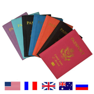 PU Leather Passport Cover Travel Card Holder $1.50 Free Shipping from Zapals