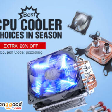 20% OFF for PC CPU Cooler Products from BANGGOOD TECHNOLOGY CO., LIMITED