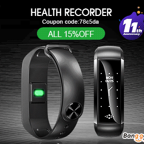 15% OFF for Health Recorders Heart Rate Monitors from BANGGOOD TECHNOLOGY CO., LIMITED