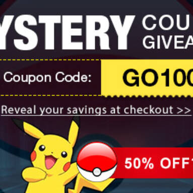 Pokemon GO and Mystery Coupon from TinyDeal