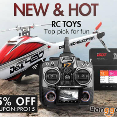 15% OFF for RC Helicopter & Parts from BANGGOOD TECHNOLOGY CO., LIMITED