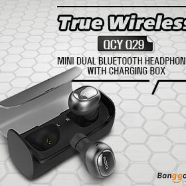 40% OFF for QCY Q29 Mini Wireless Bluetooth Earphone With Charging Box from BANGGOOD TECHNOLOGY CO., LIMITED