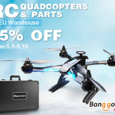 15% OFF RC Quadcopter & Parts Promotion in EU Warehouse from BANGGOOD TECHNOLOGY CO., LIMITED