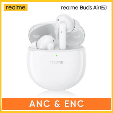 €45 with coupon for realme Buds Air Pro TWS Earphone Earbuds ANC ENC Active Noise Cancellation 25h Bass Boost Playback Bluetooth Wireless Headphone from EU warehouse GSHOPPER