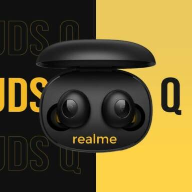 €21 with coupon for realme Buds Q Wireless Earphones Bluetooth TWS 400mA Battery Charger Box Bluetooth 5.0 For Realme X2 Pro X50 Pro 6 6i from GEARBEST