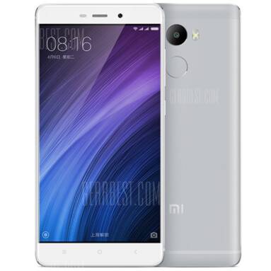$114 with coupon Xiaomi Redmi 4 4G Smartphone – 2GB RAM 16GB ROM  Silver from GearBest