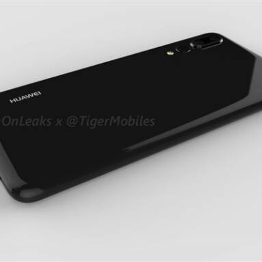 Huawei P20 Plus Renderings Showcase iPhone X-Like Design