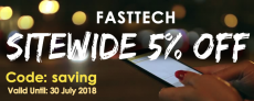 Sitewide 5% Uit van FastTech