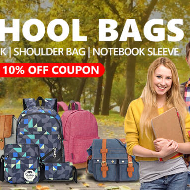 Extra 10% OFF Coupon ZPBAG17 for School Bags Login for Coupon from Zapals