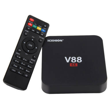 $4 discount for SCISHION V88 TV Box, free shipping US$ 28.99 (Code: HLWV88P) from TOMTOP Technology Co., Ltd