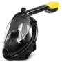 SMACO M2068G Full Face Snorkel Mask for Action Camera  -  L / XL  BLACK