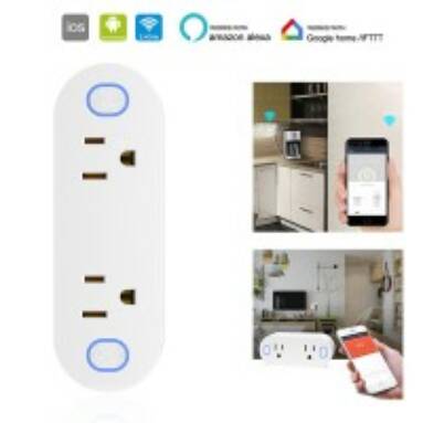 $19.99 Shipped for SP201 Smart Sockets US Standard Compatible with Amazon Alexa and Google Home! from Zapals