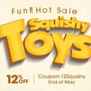 12% OFF for Funny Squishy Toys from BANGGOOD TECHNOLOGY CO., LIMITED