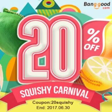 20% OFF for Squishy Toys Carnival from BANGGOOD TECHNOLOGY CO., LIMITED
