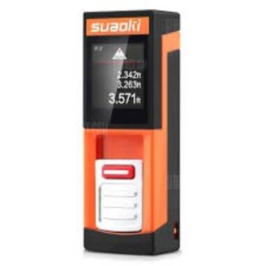 $29 with coupon for suaoki D5T 40m laser distance meter – GREY from GearBest