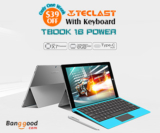 $39 OFF for Teclast Tbook 16 Power Intel Atom X7 Z8750 11.6 Inch Dual OS Tablet PC from BANGGOOD TECHNOLOGY CO., LIMITED