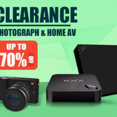 Extra 20% OFF for Photograghy & TV Box Clearance from BANGGOOD TECHNOLOGY CO., LIMITED