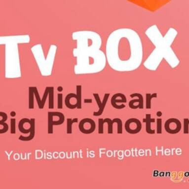 Up to 57% OFF for TV Box Promotion from BANGGOOD TECHNOLOGY CO., LIMITED