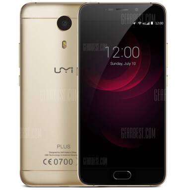 $162 with coupon for Umi Plus 4G Phablet  Golden from GearBest